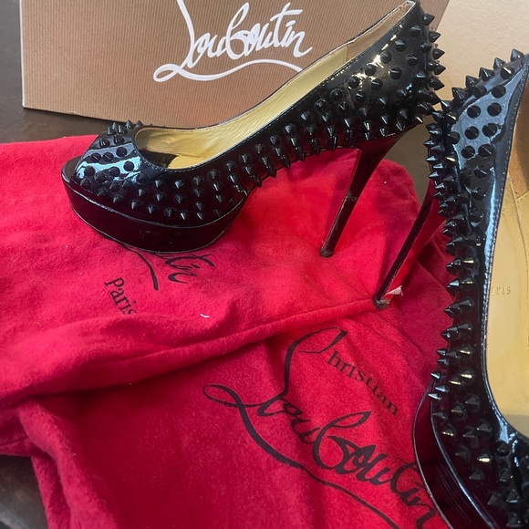 Christian Louboutin Louis Calf/Spike Shoe - Picture 2 of 10